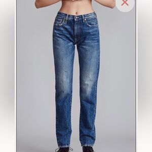 R13 AXL Slim Jean Kelly Wash Size 24 EUC O0667